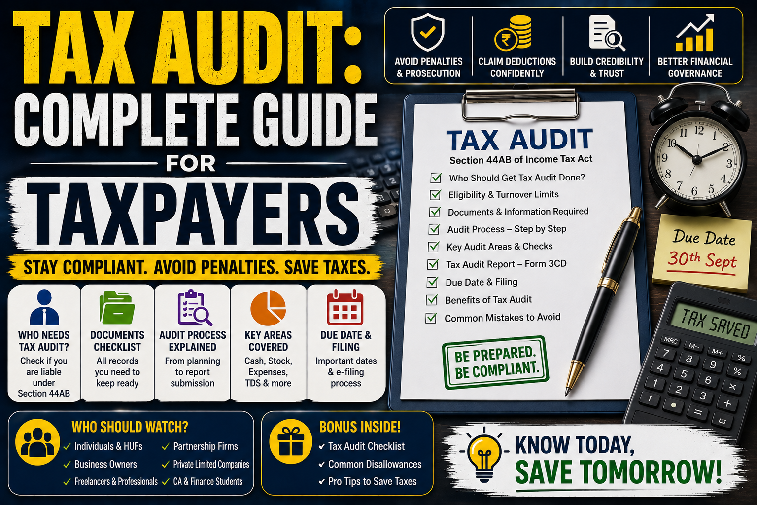 Tax Audit: Complete Guide For Taxpayers (2026)